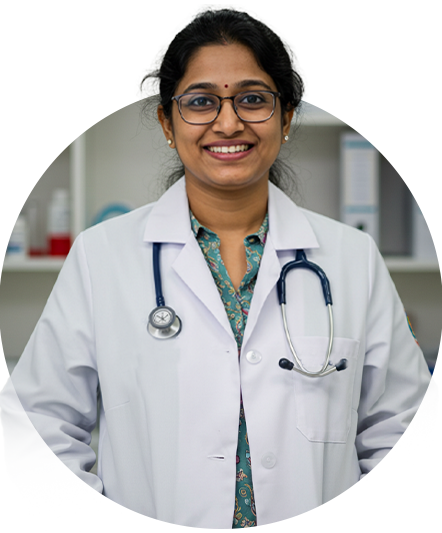 female doctor in a white coat, smiling and standing with a stethoscope around her neck. female doctor in a white coat, smiling and standing with a stethoscope around her neck.